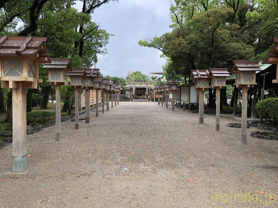 豊國神社の参道